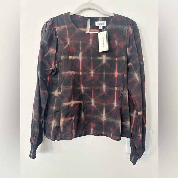 Evereve NWT Multi-colored Blouse S - Picture 1 of 7